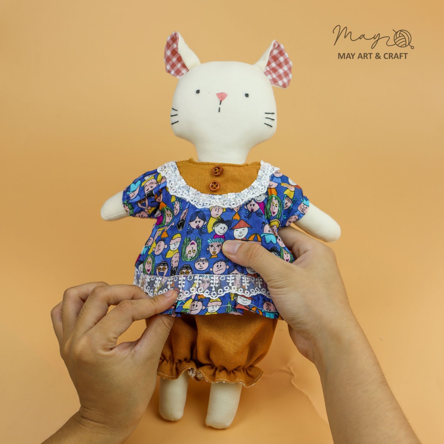 Bộ đồ bí ngô cho thú bông