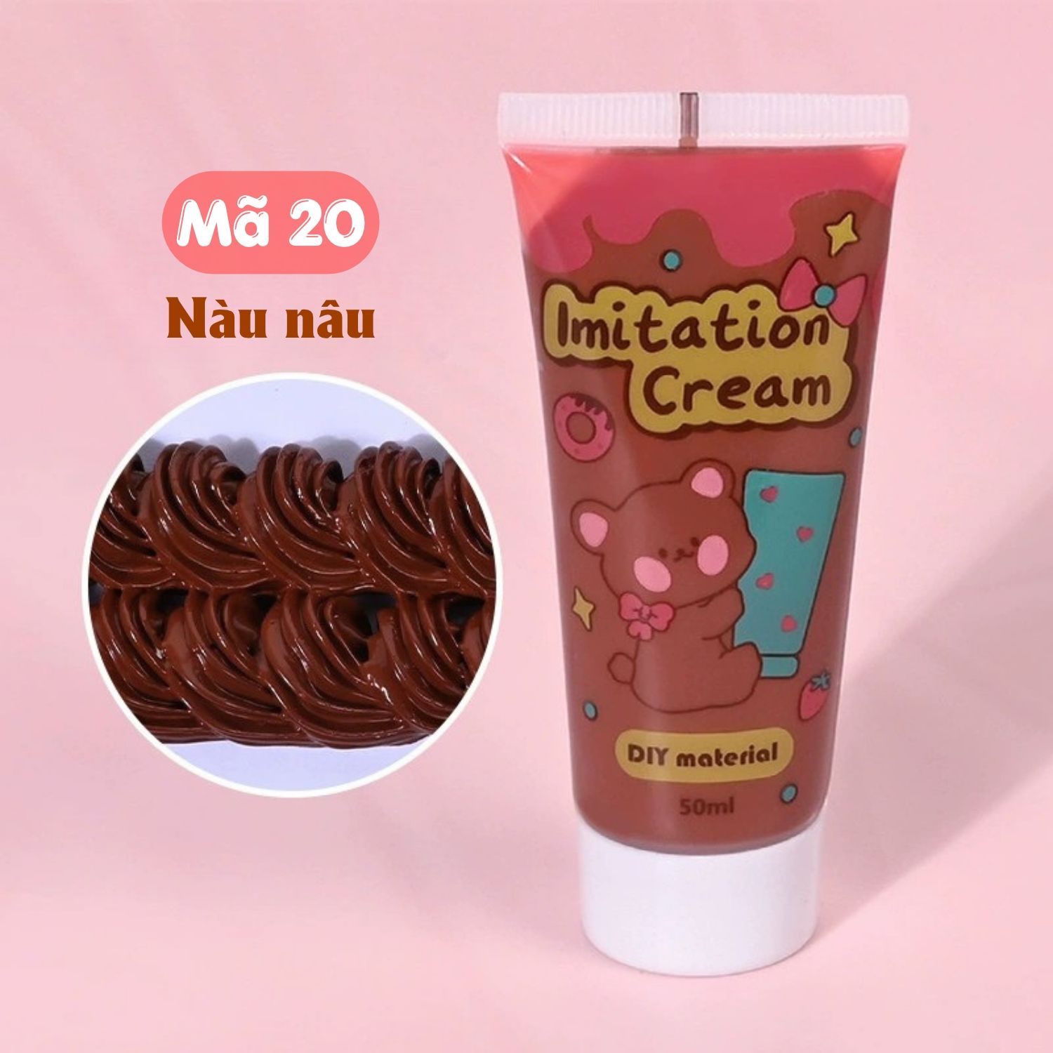 Keo kem DIY tuýp 50g trang trí thủ công