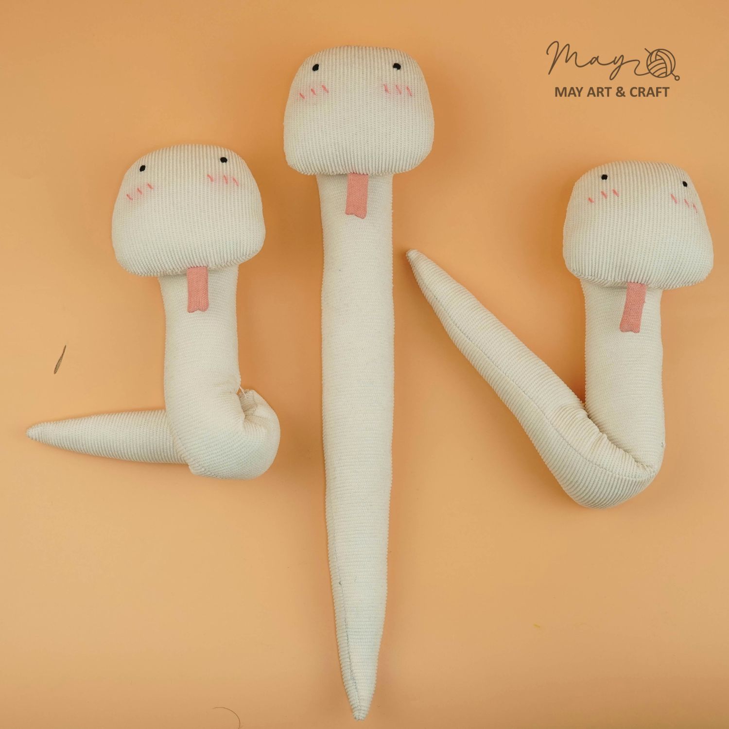 Móc khóa bông vải thủ công