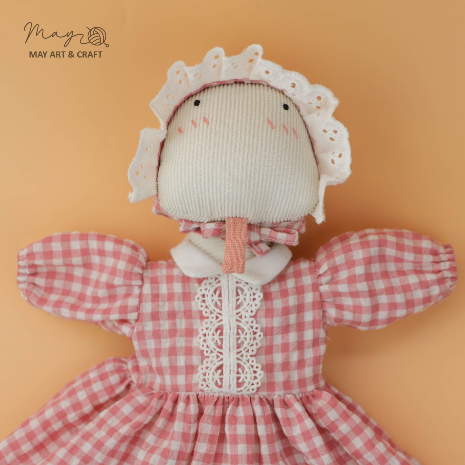 Móc khóa bông vải thủ công