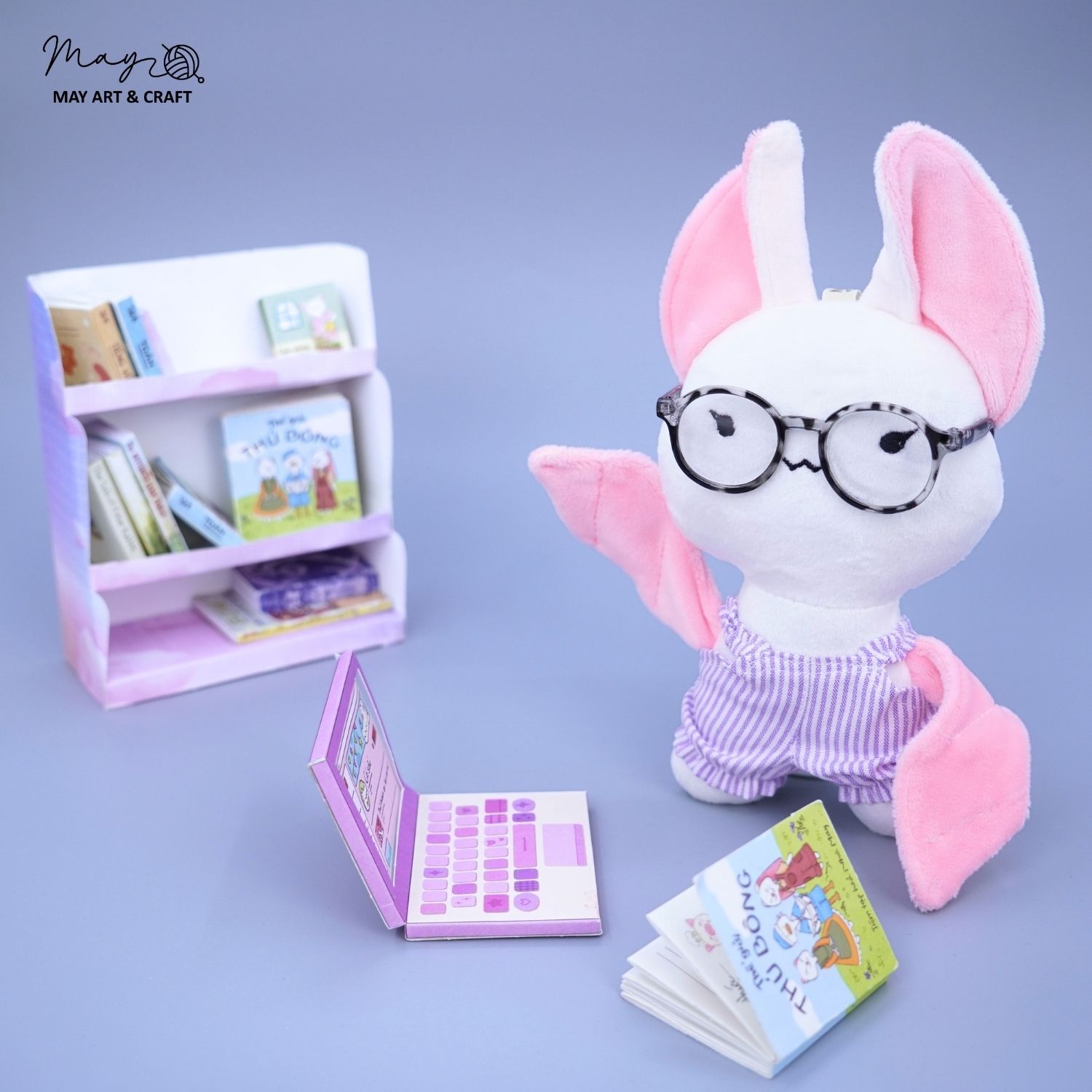 Kính mắt mini phụ kiện cho thú bông Tiệm tạp hóa nhà May