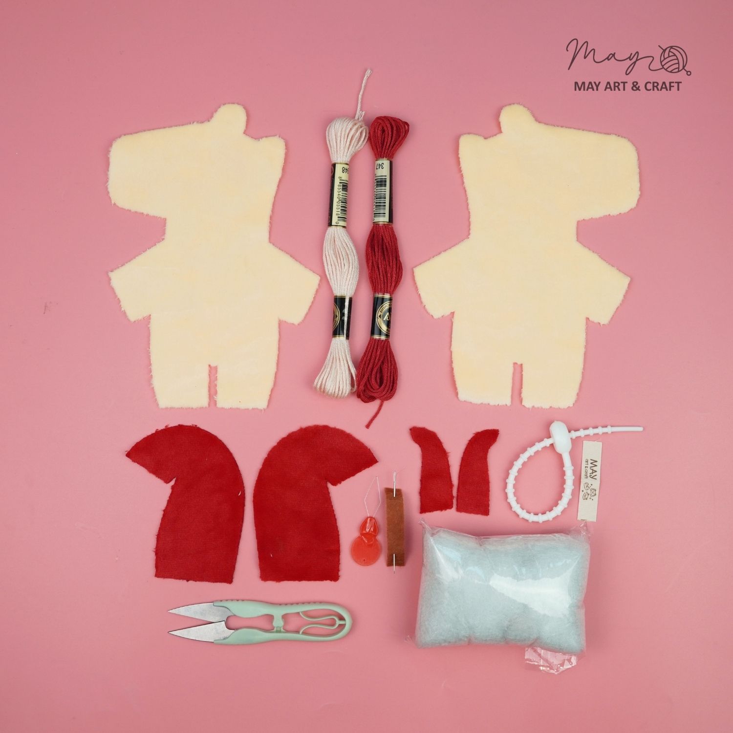 Set tự khâu móc khoá thú bông mini nhiều mẫu dễ thương Tiệm tạp hoá Nhà May