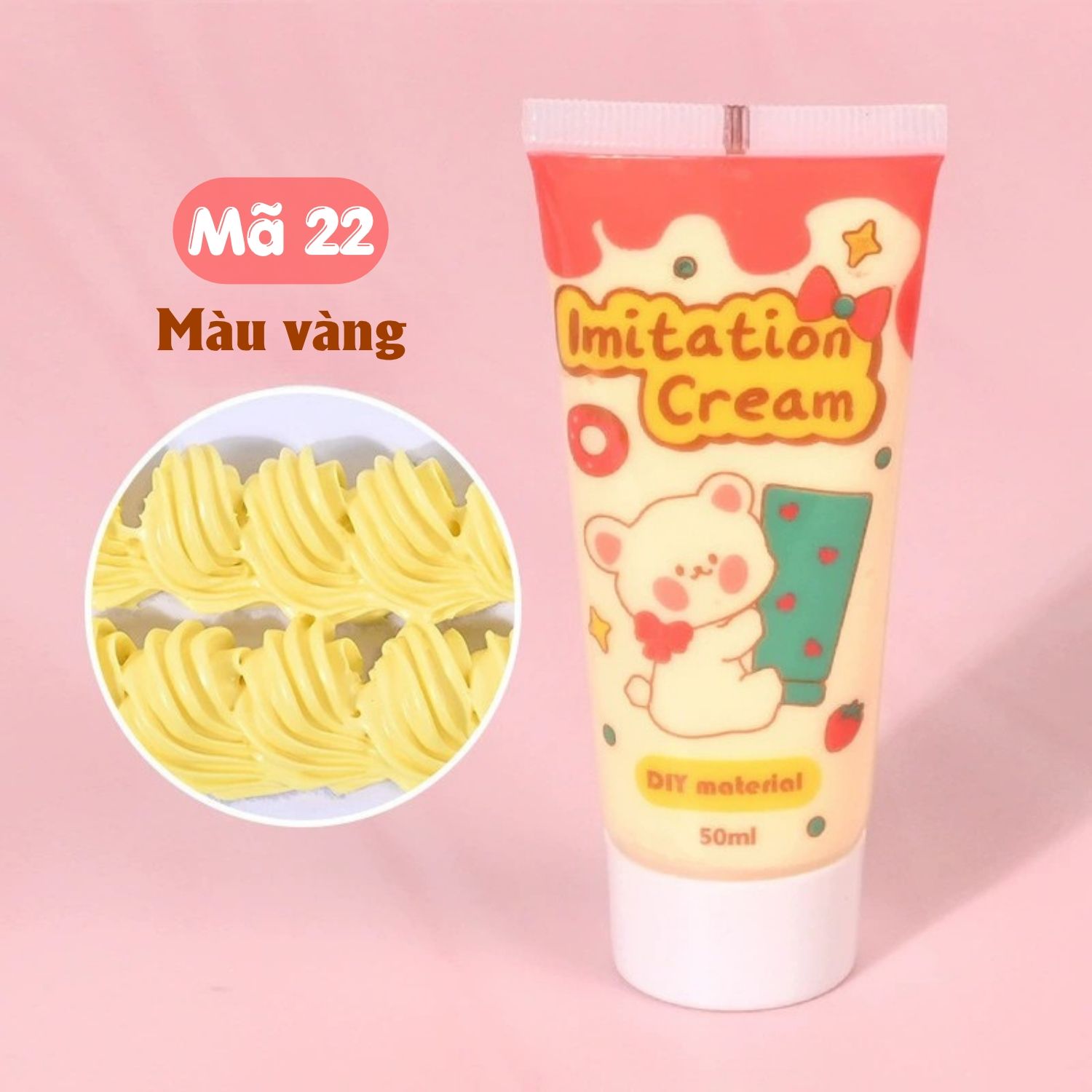 Keo kem DIY tuýp 50g trang trí thủ công