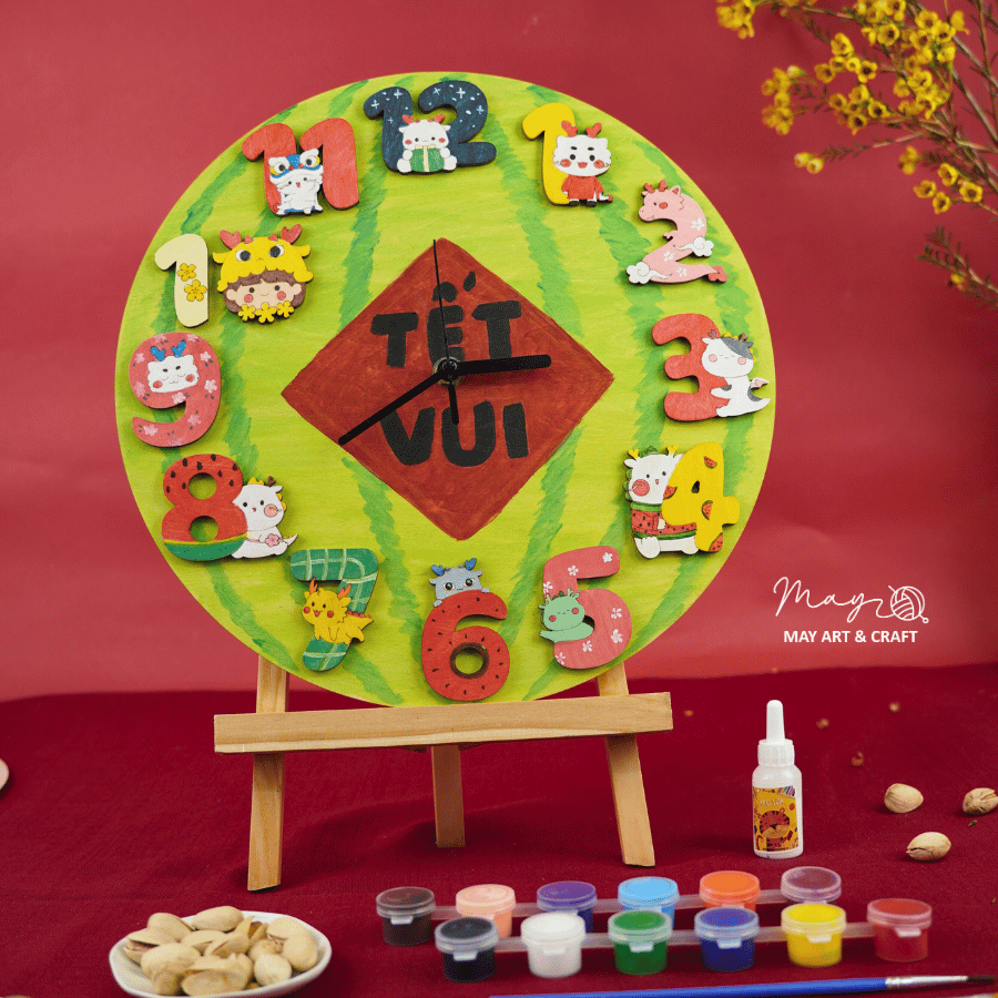 Bộ KIT tự tay trang trí đồng hồ (treo tường)