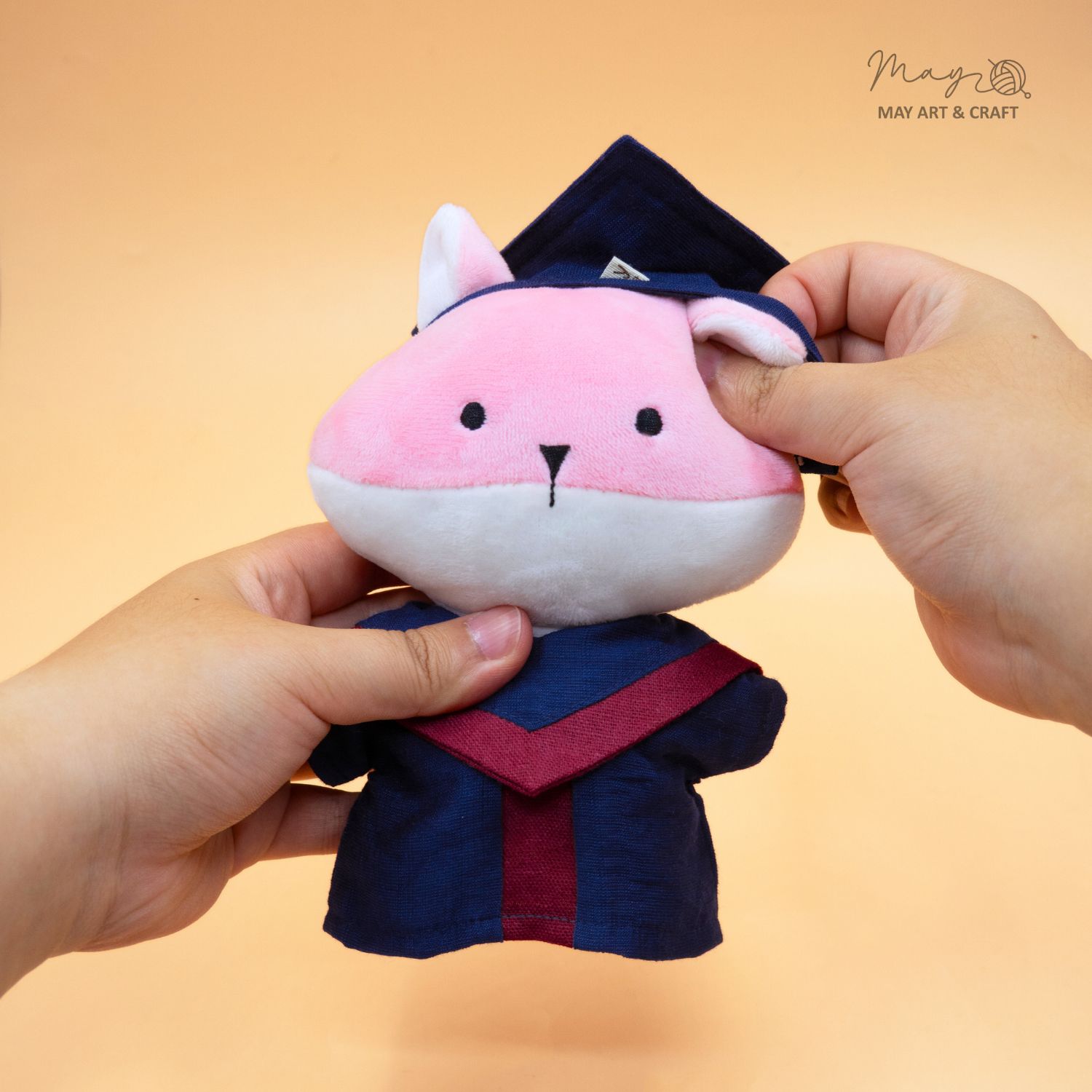 Bộ đồ tốt nghiệp dành cho thú bông mini (Kèm mũ)