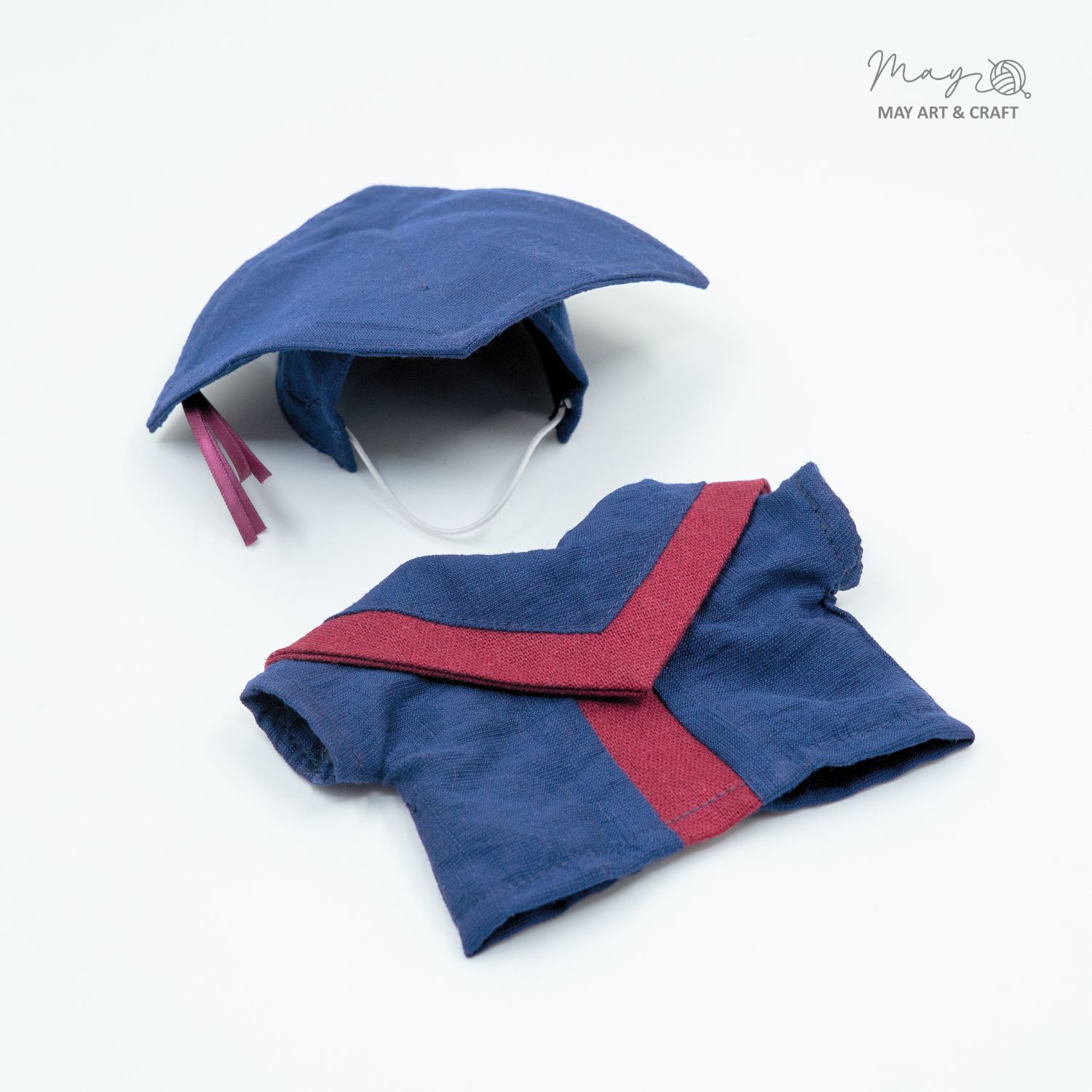 Bộ đồ tốt nghiệp dành cho thú bông mini (Kèm mũ)