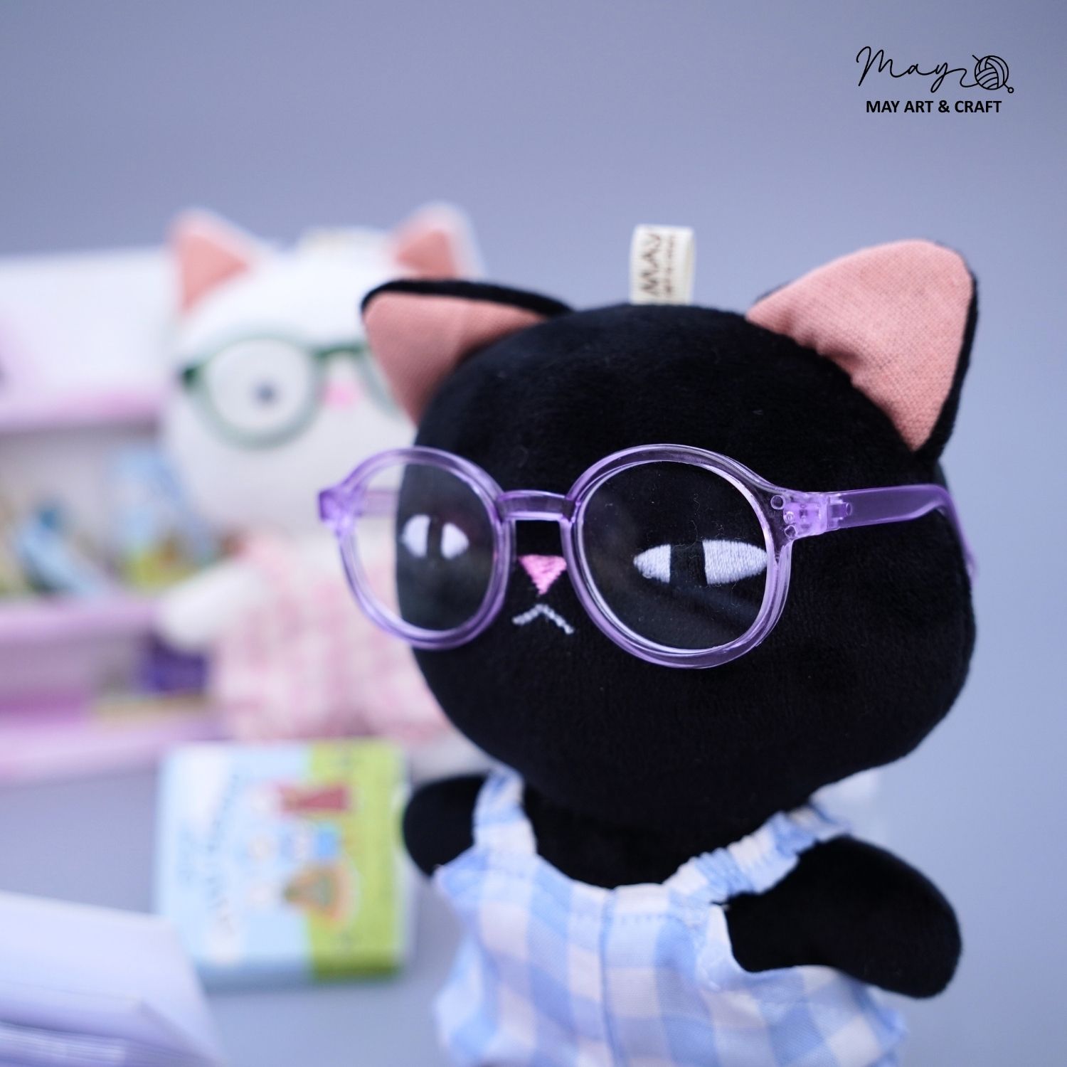 Kính mắt mini phụ kiện cho thú bông Tiệm tạp hóa nhà May