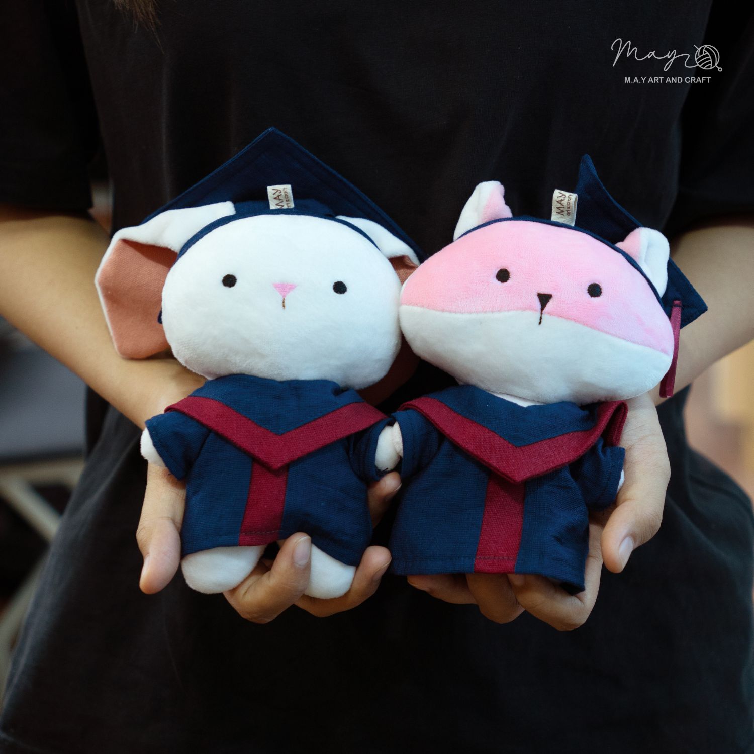 Bộ đồ tốt nghiệp dành cho thú bông mini (Kèm mũ)