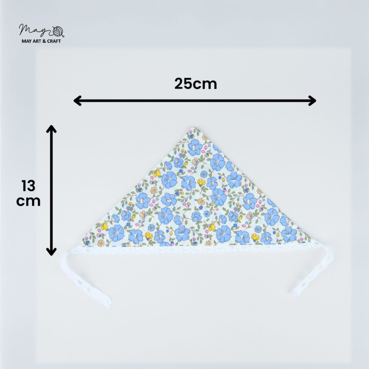 Phụ kiện khăn tam giác trùm đầu cho thú bông