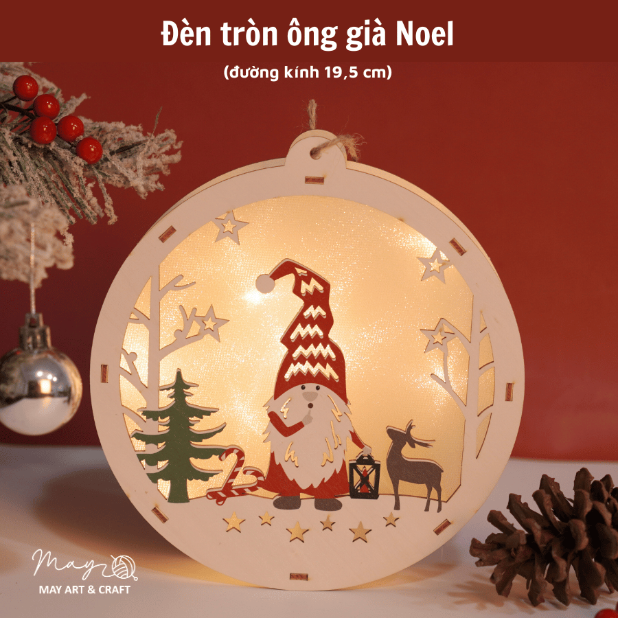 Bộ KIT làm đèn lồng gỗ Noel