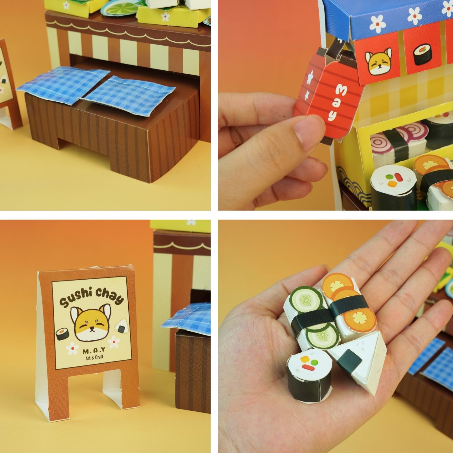 Set đồ chơi giấy - tự làm mô hình giấy 3D DIY nhiều chủ đề