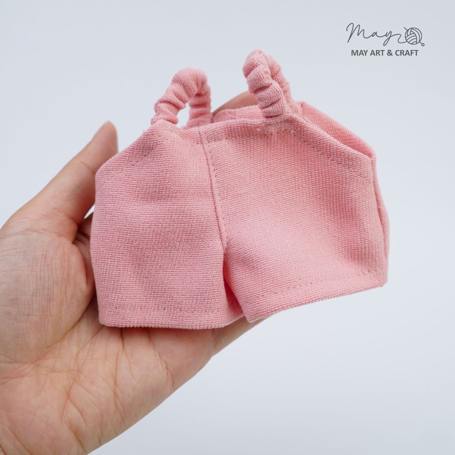 Quần yếm dáng suông cho thú bông mini