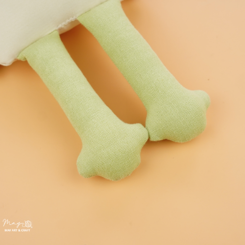 Phôi thú bông Ếch cốm