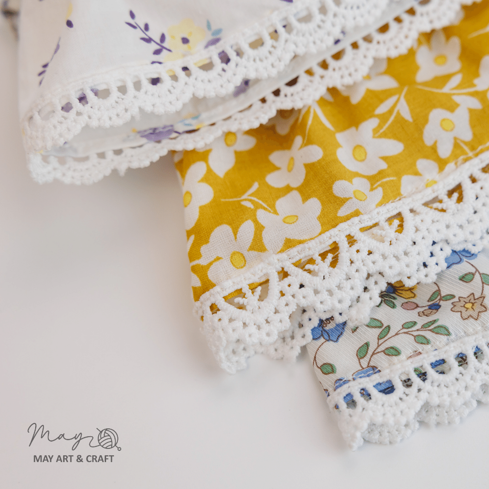 Váy xòe cổ sen phối ren cho thú bông (nhiều màu sắc hoạ tiết)