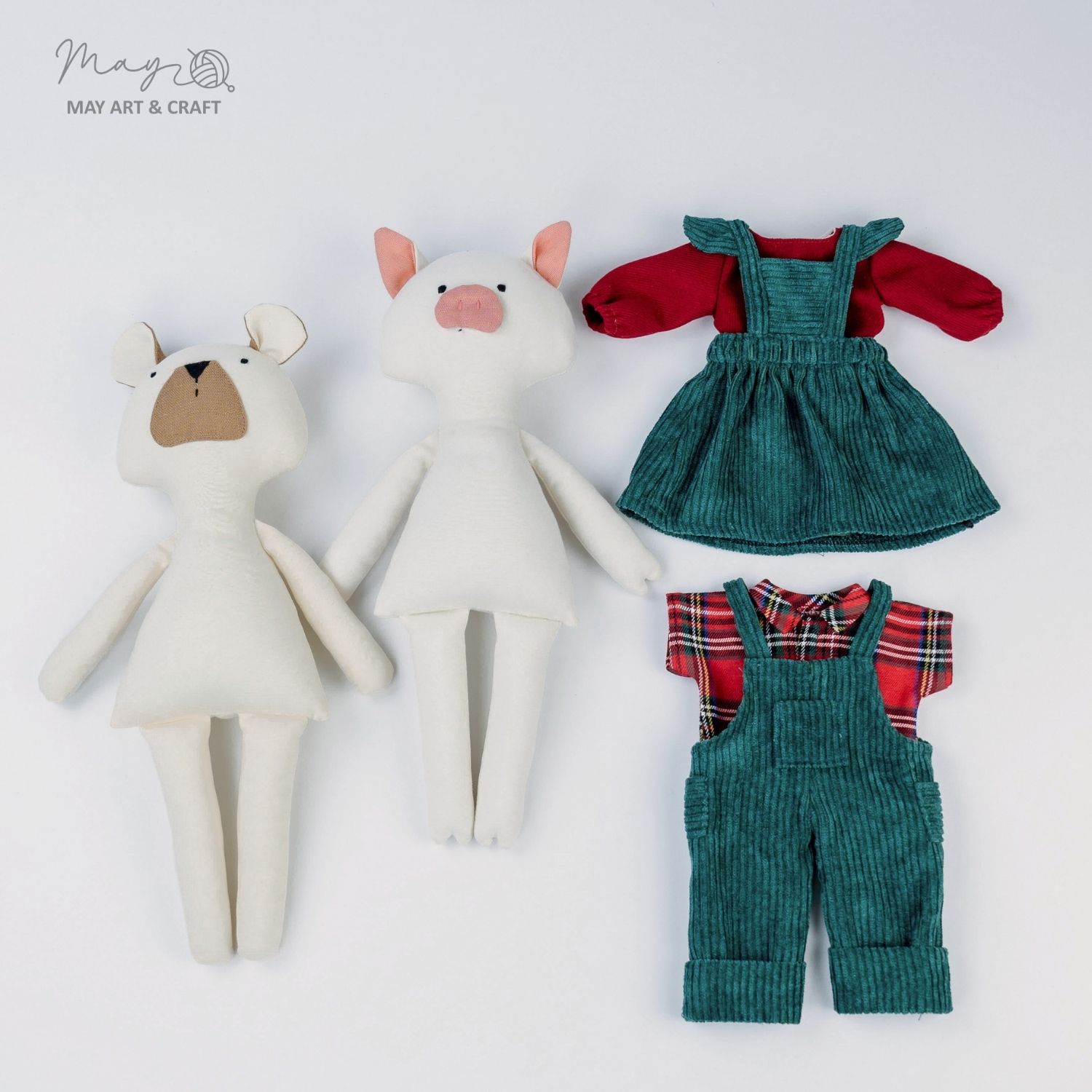 Combo Giáng Sinh Gấu và Heo