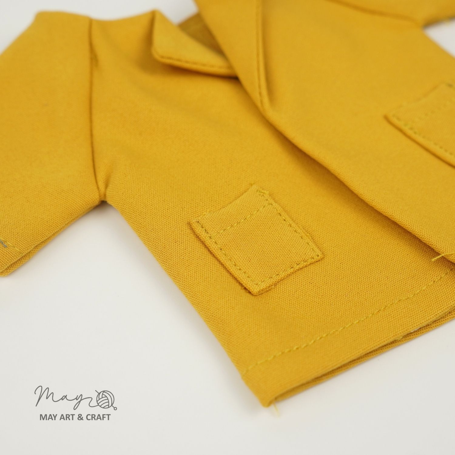 Áo khoác blazer cho thú bông vải