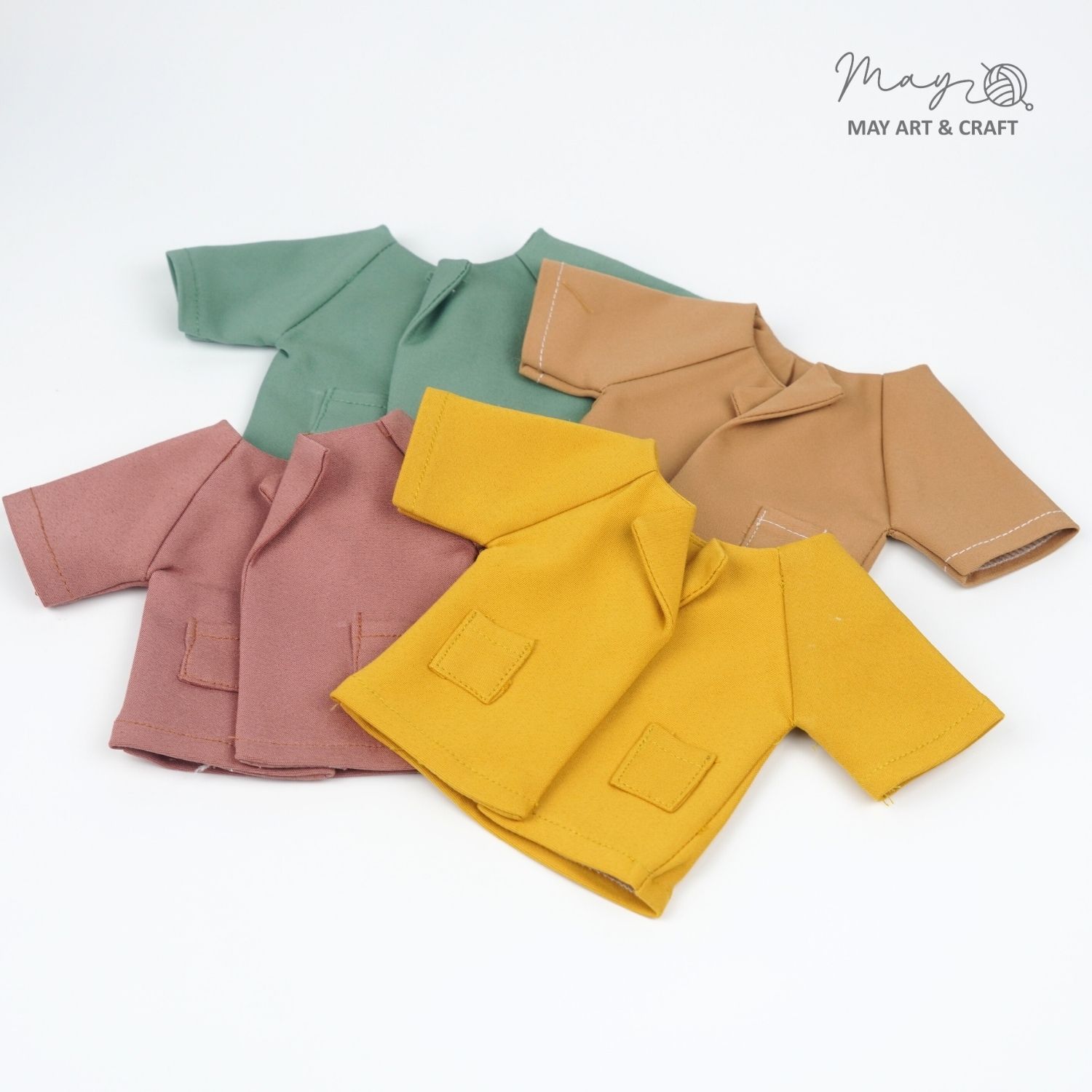 Áo khoác blazer cho thú bông vải