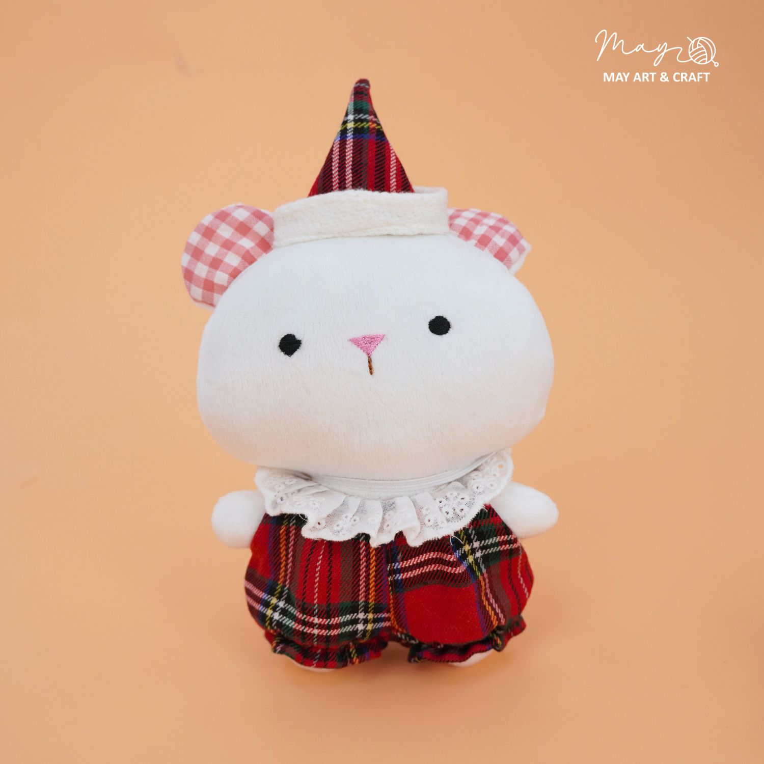 Yếm bí ngô cao cổ cho thú bông mini