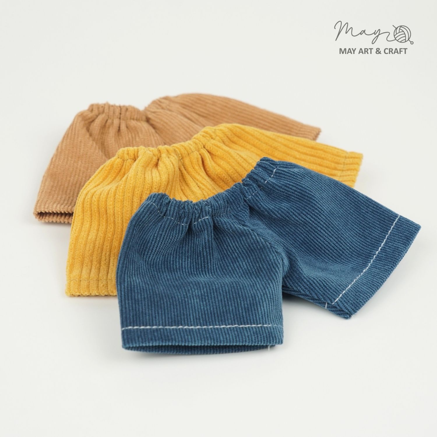 Quần short thú bông vải