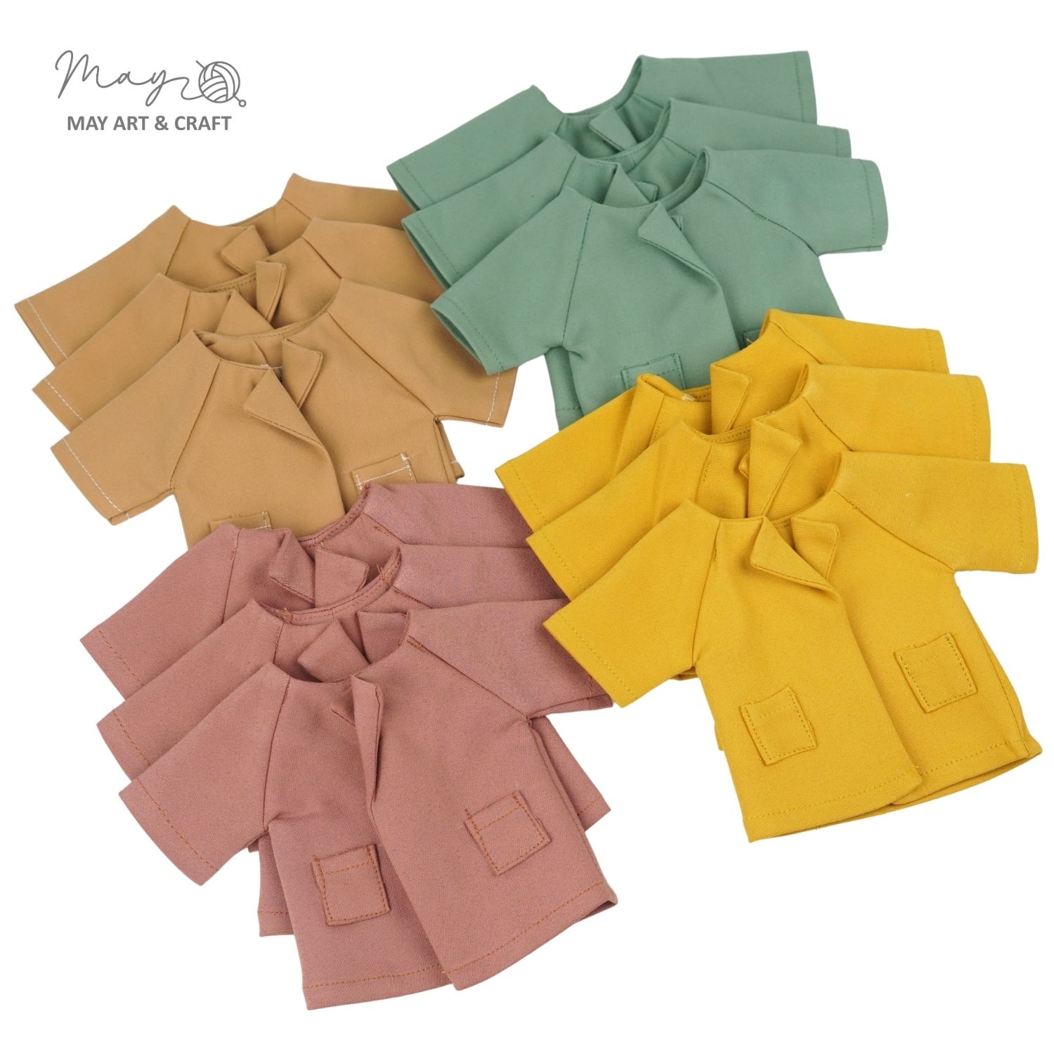 Áo khoác blazer cho thú bông vải