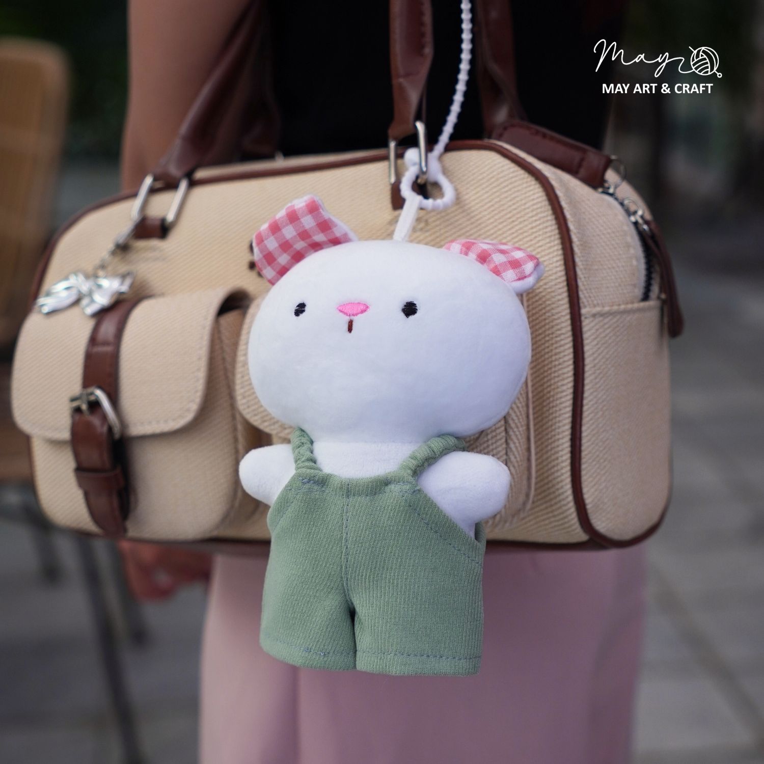 Quần yếm dáng suông cho thú bông mini