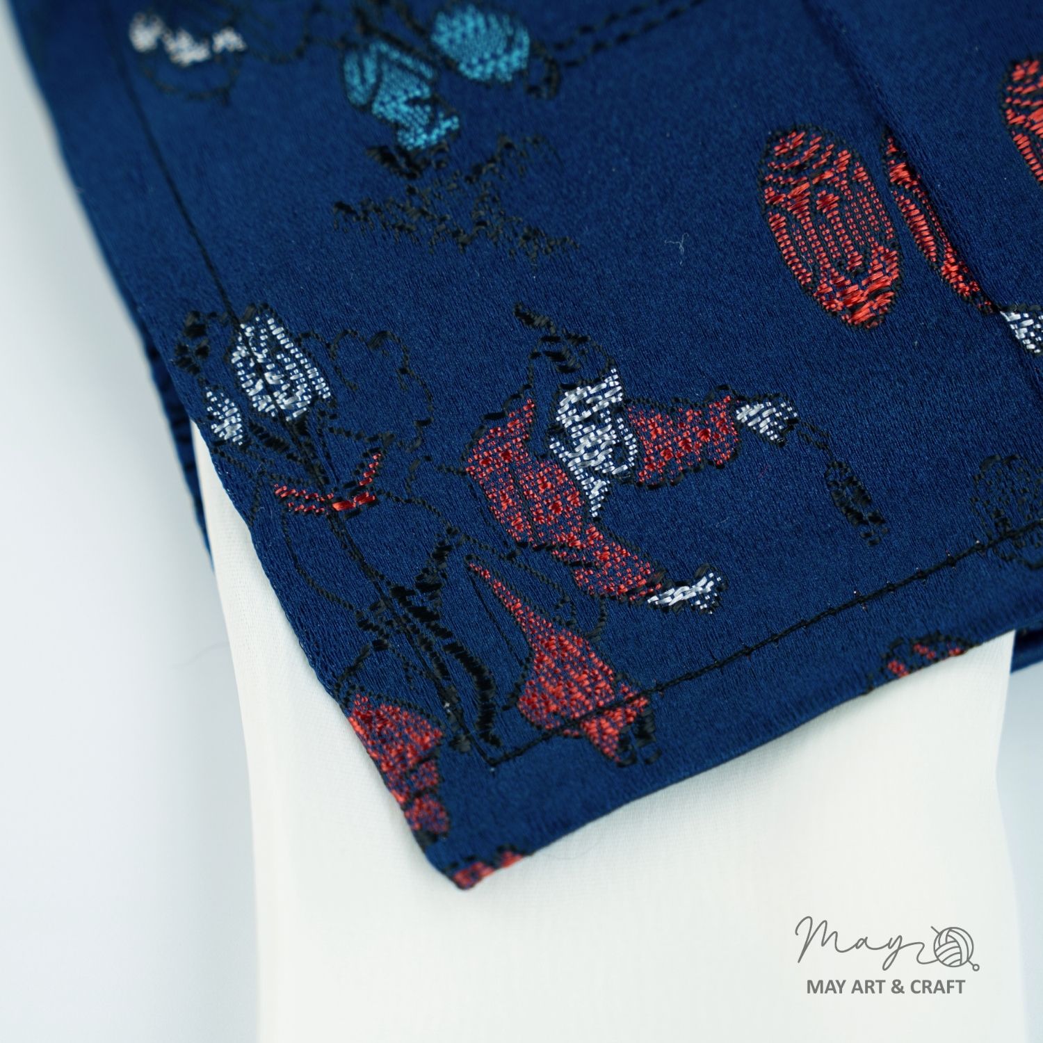 Bộ trang phục phong cách áo ngũ thân vải gấm (chỉ cho thú bông)