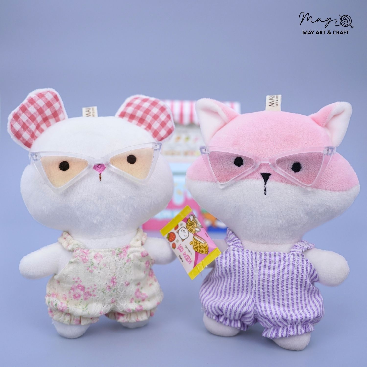 Kính mắt mini phụ kiện cho thú bông Tiệm tạp hóa nhà May