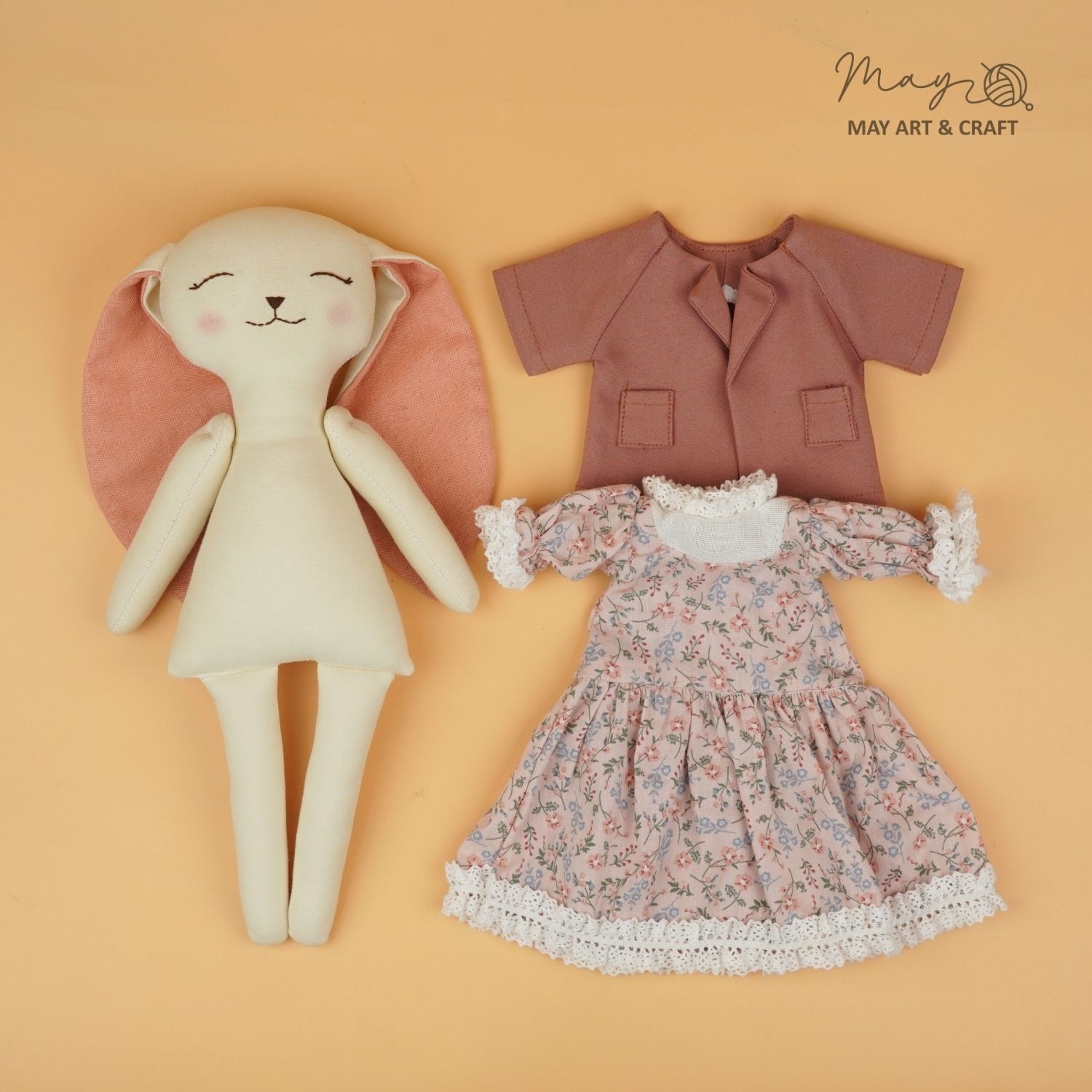 Áo khoác blazer cho thú bông vải