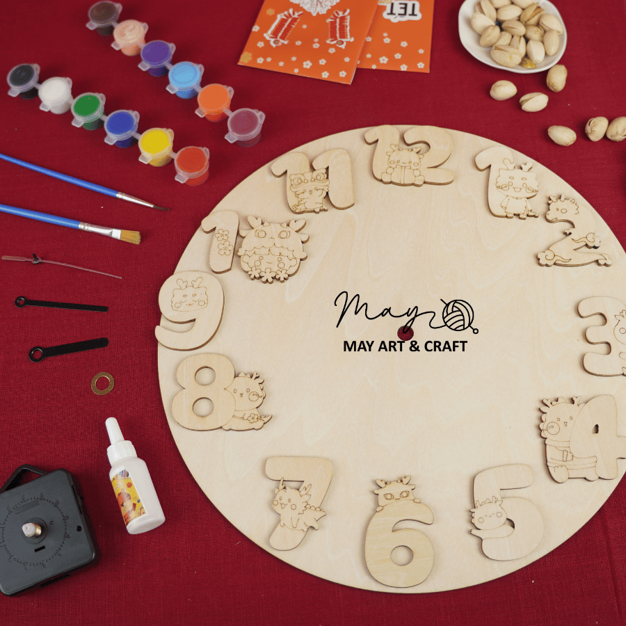 Bộ KIT tự tay trang trí đồng hồ (treo tường)