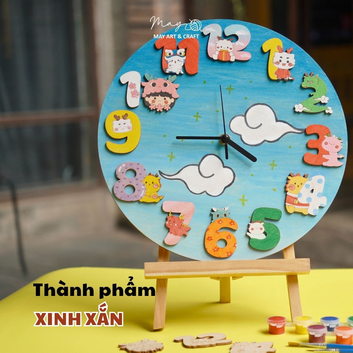 Bộ KIT tự tay trang trí đồng hồ (treo tường)