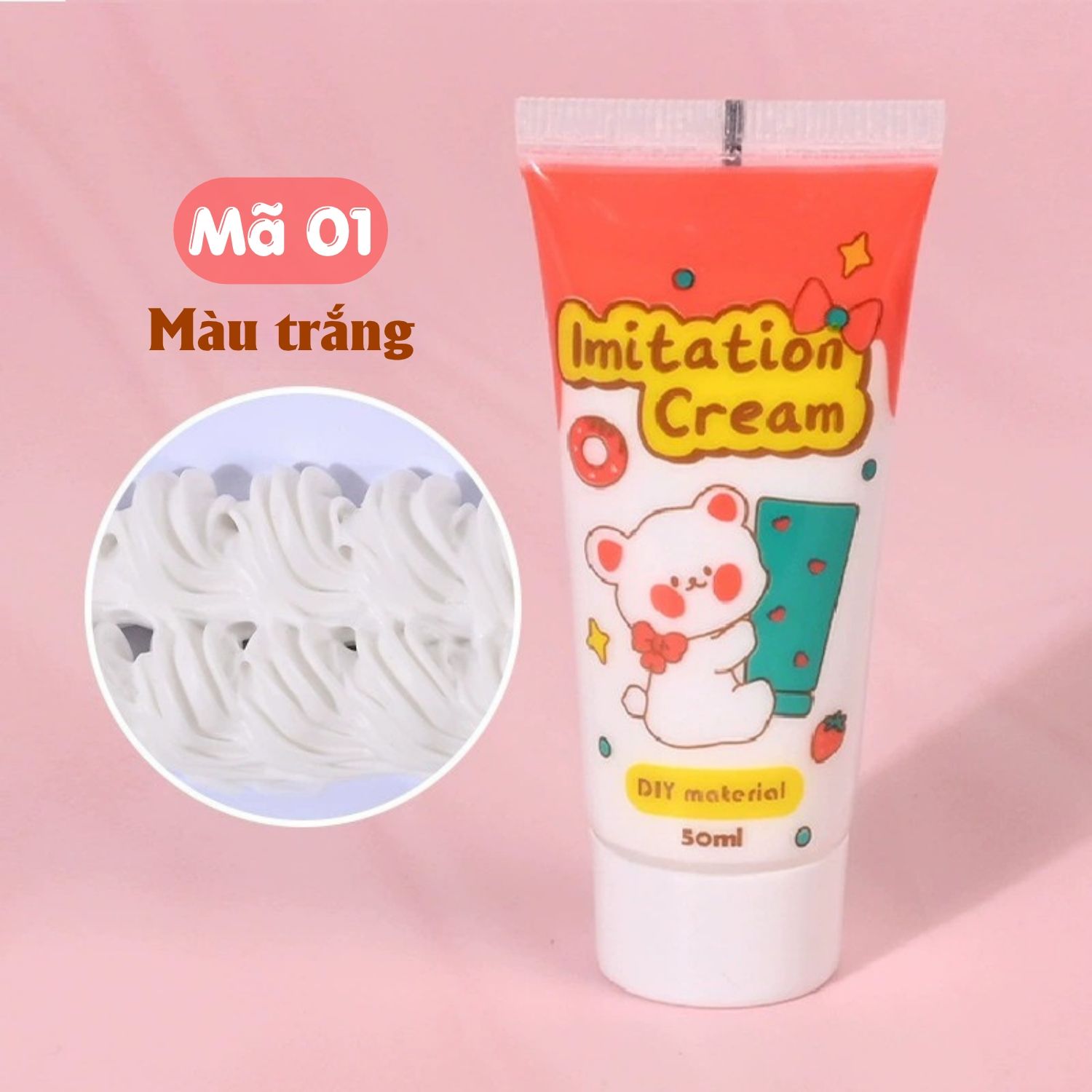 Keo kem DIY tuýp 50g trang trí thủ công