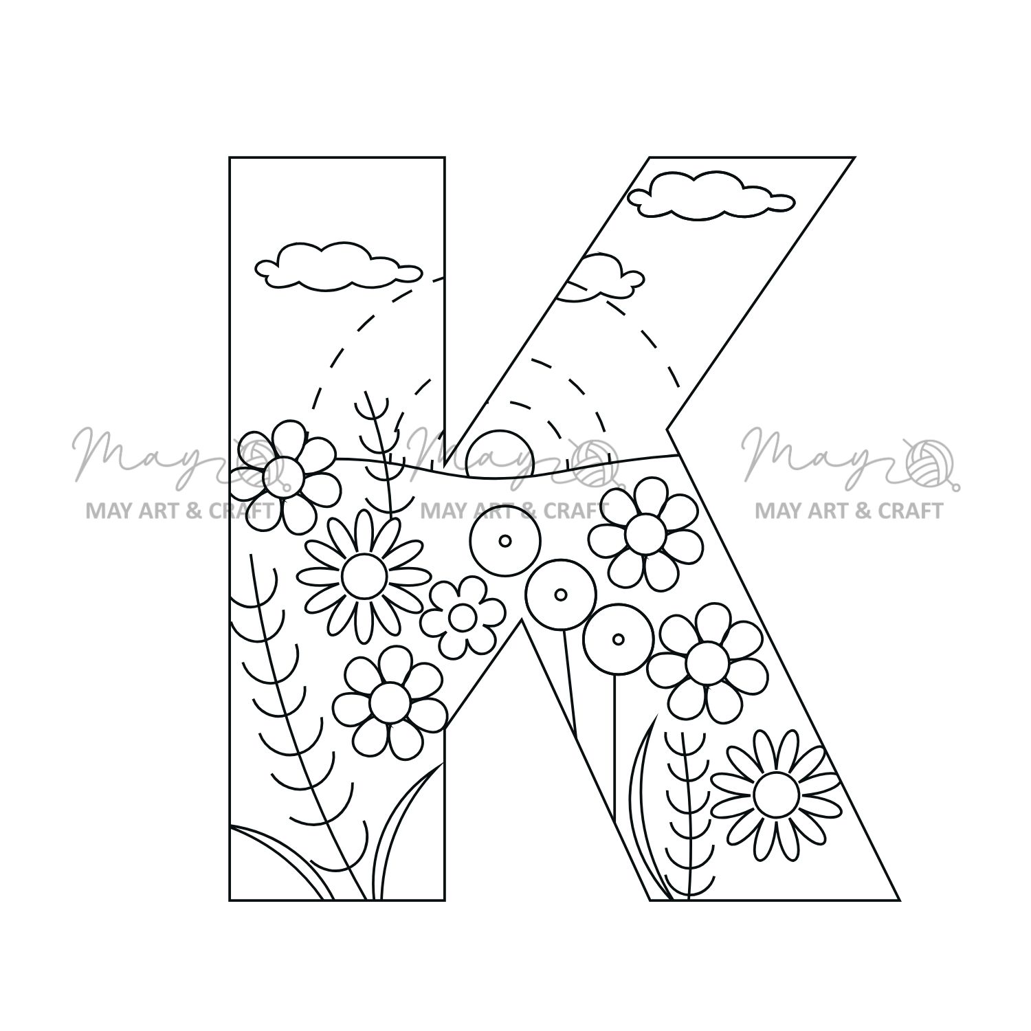 Mếch tan in sẵn chữ cái (lẻ 1 chữ)