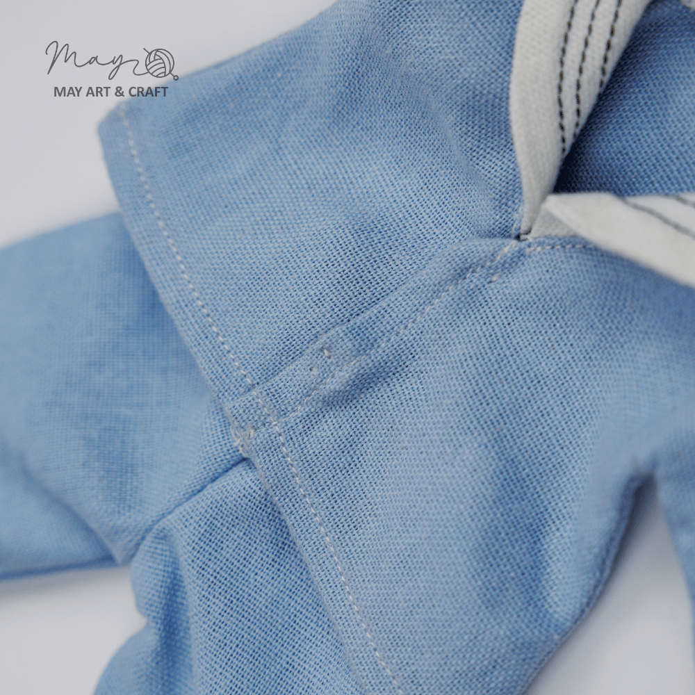 Bộ đồ thủy thủ cho thú bông (bộ quần áo & mũ)