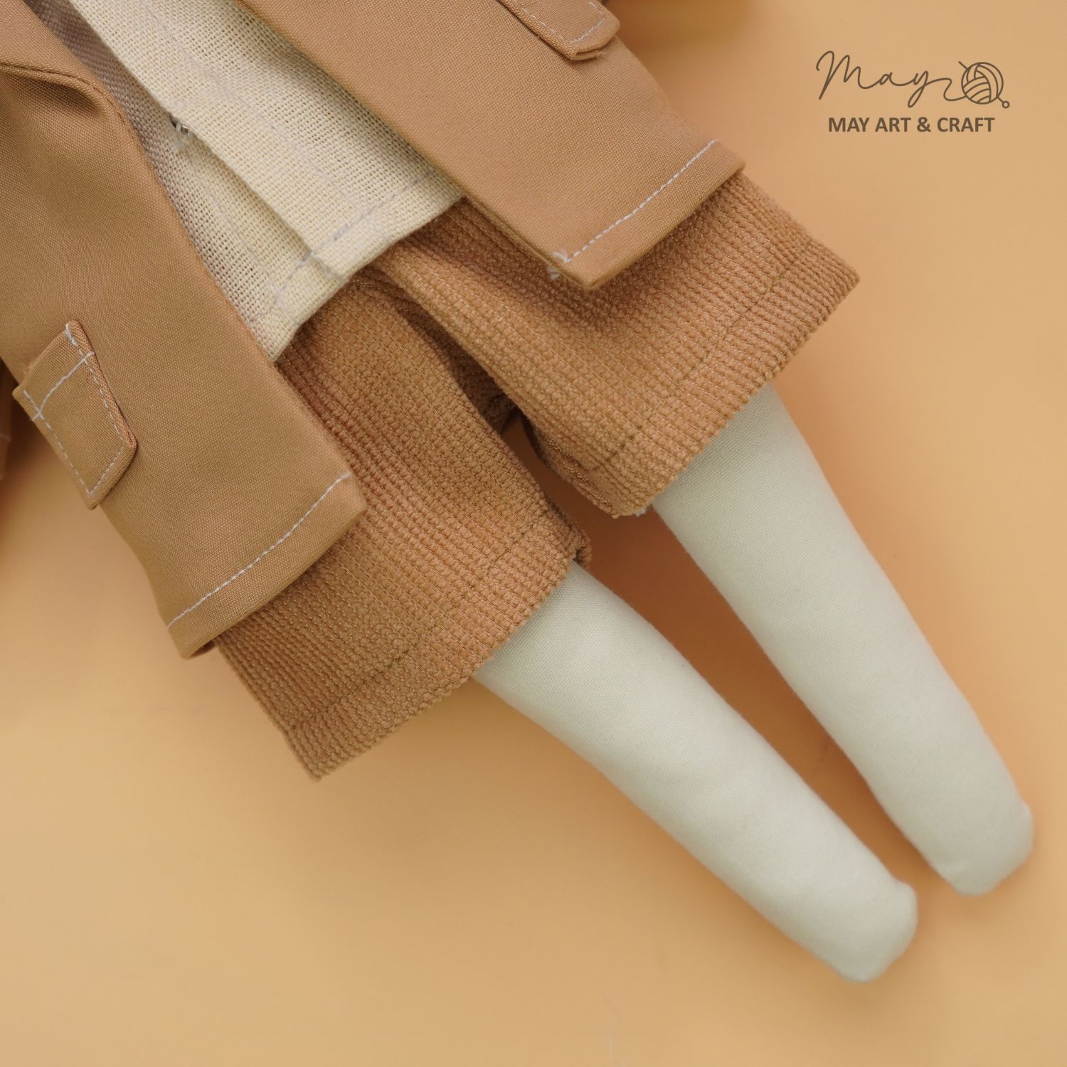 Quần short thú bông vải