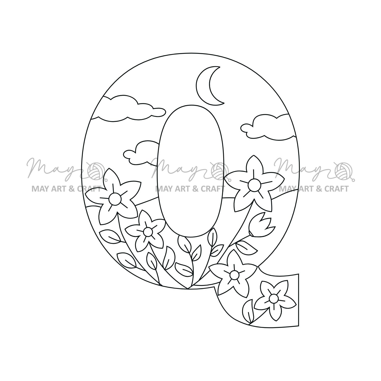 Mếch tan in sẵn chữ cái (lẻ 1 chữ)