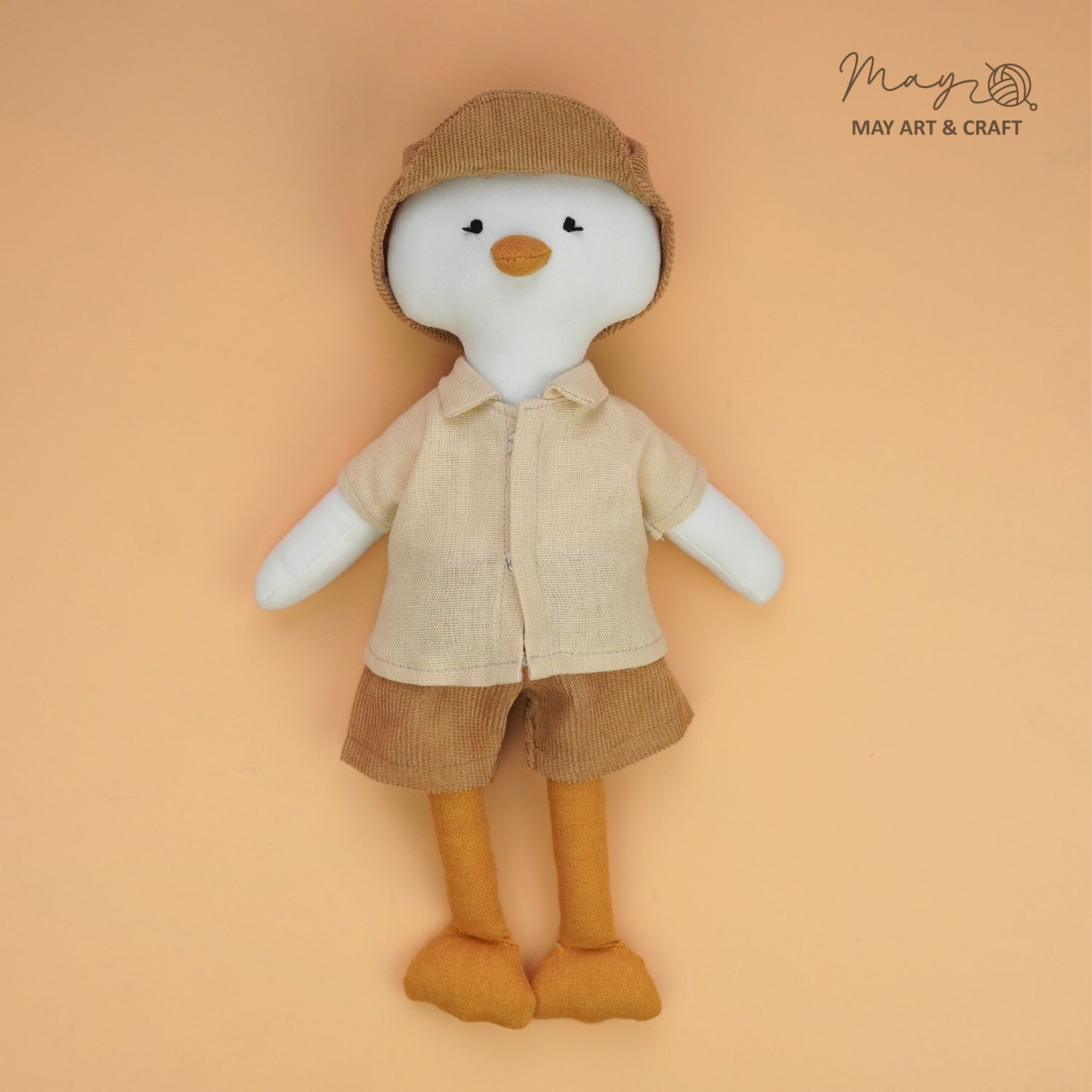 Quần short thú bông vải