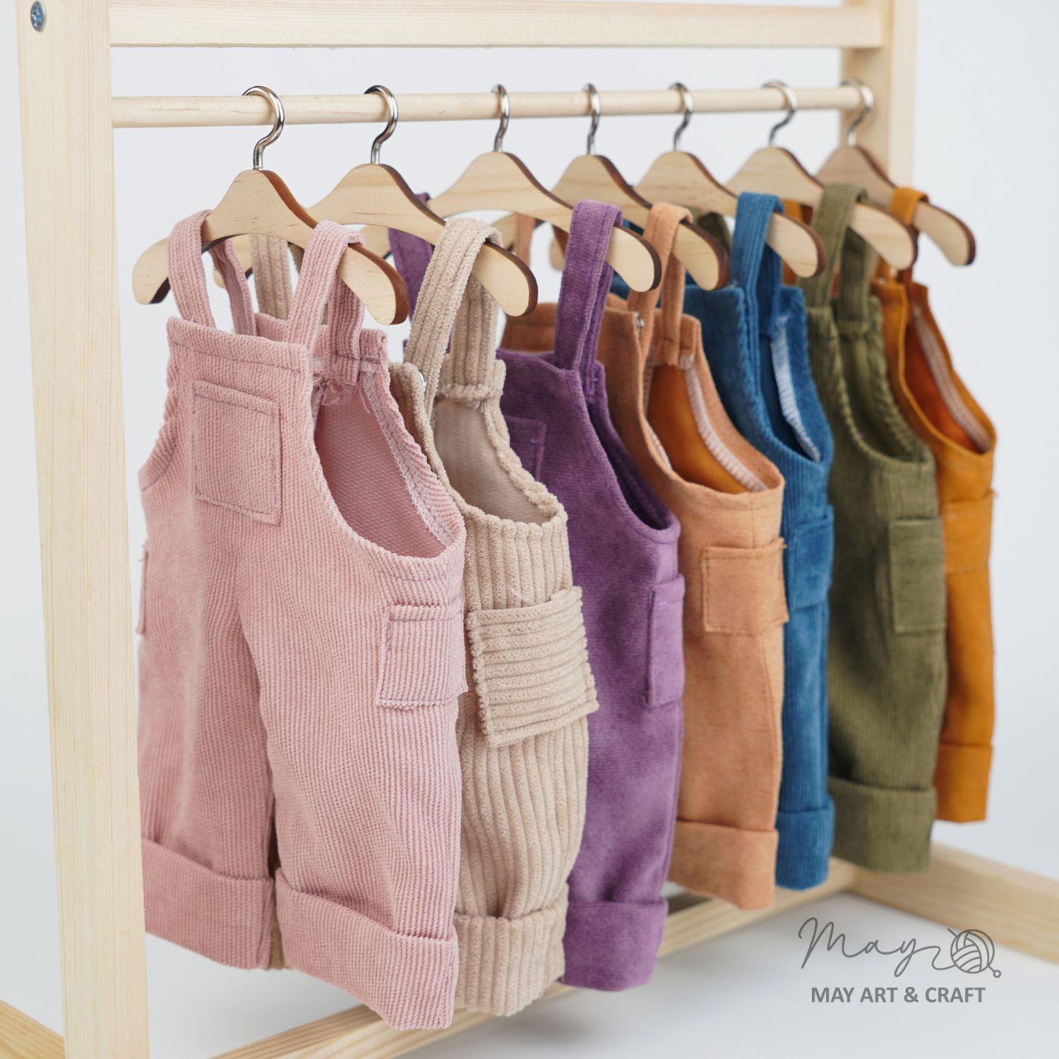 Quần yếm cho thú bông (nhiều màu sắc)