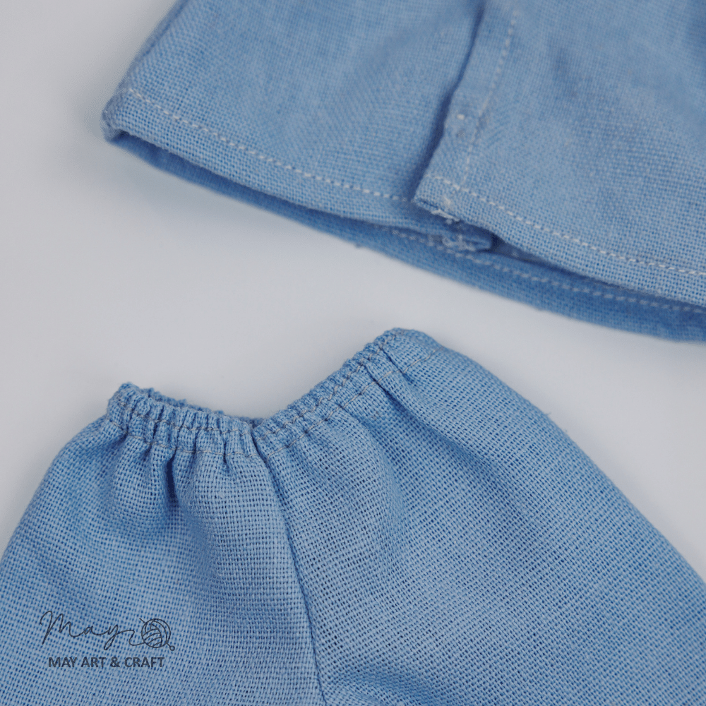 Bộ đồ thủy thủ cho thú bông (bộ quần áo & mũ)