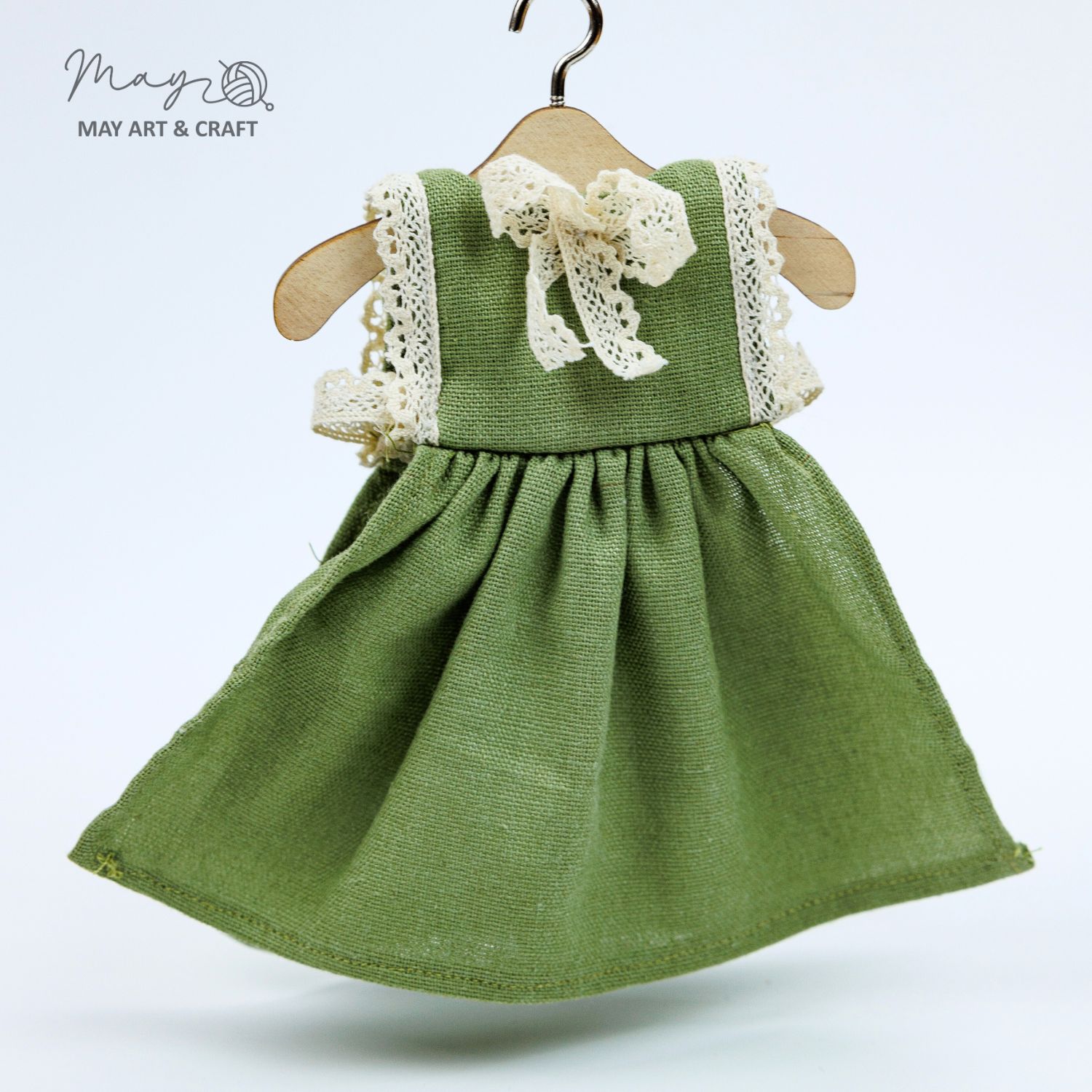 Combo thú bông vải vịt váy vàng