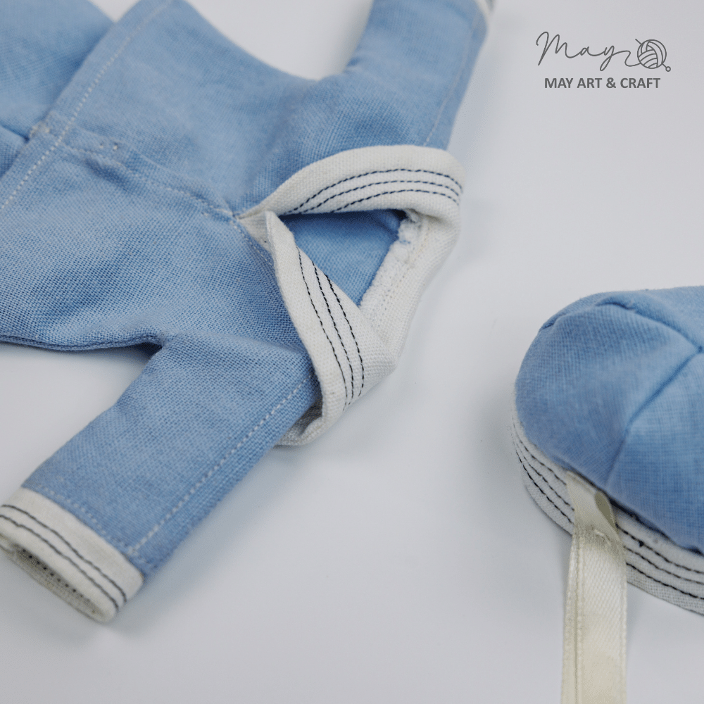 Bộ đồ thủy thủ cho thú bông (bộ quần áo & mũ)