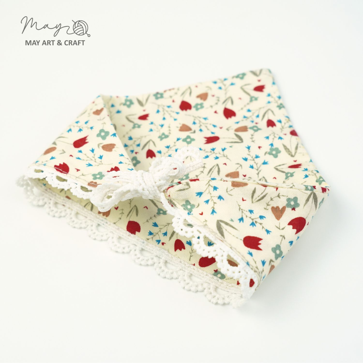 Phụ kiện khăn tam giác trùm đầu cho thú bông