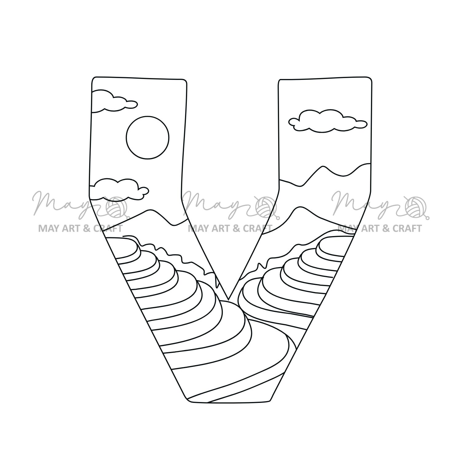 Mếch tan in sẵn chữ cái (lẻ 1 chữ)