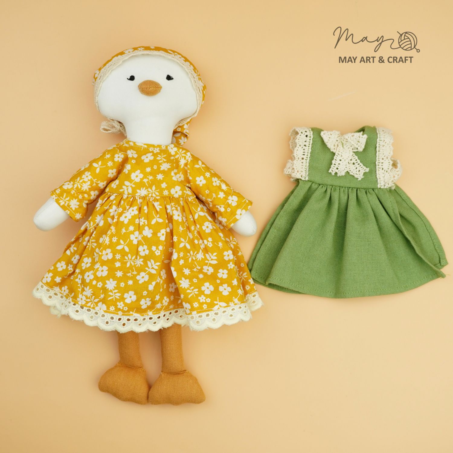 Váy ren xoè cổ tròn