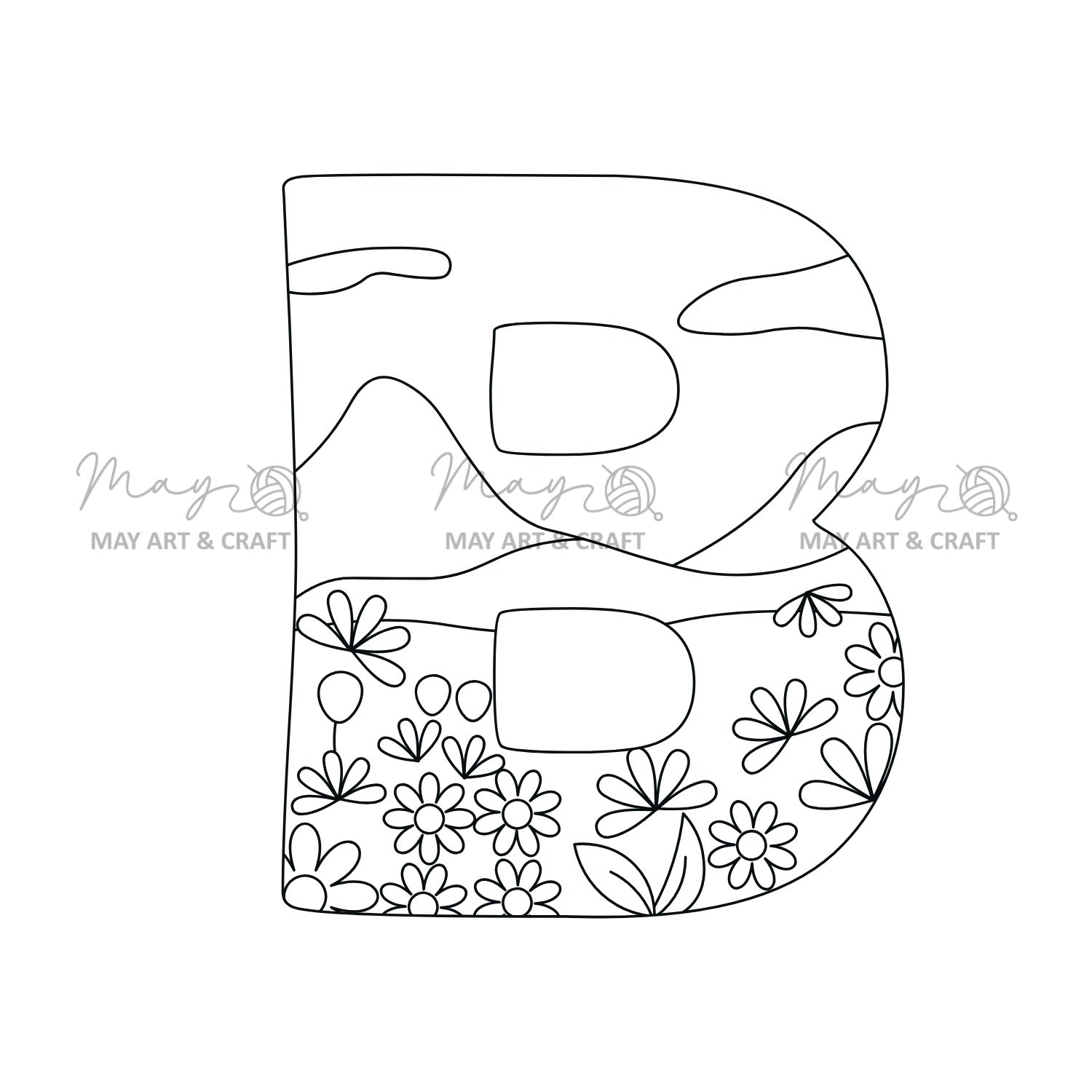 Mếch tan in sẵn chữ cái (lẻ 1 chữ)