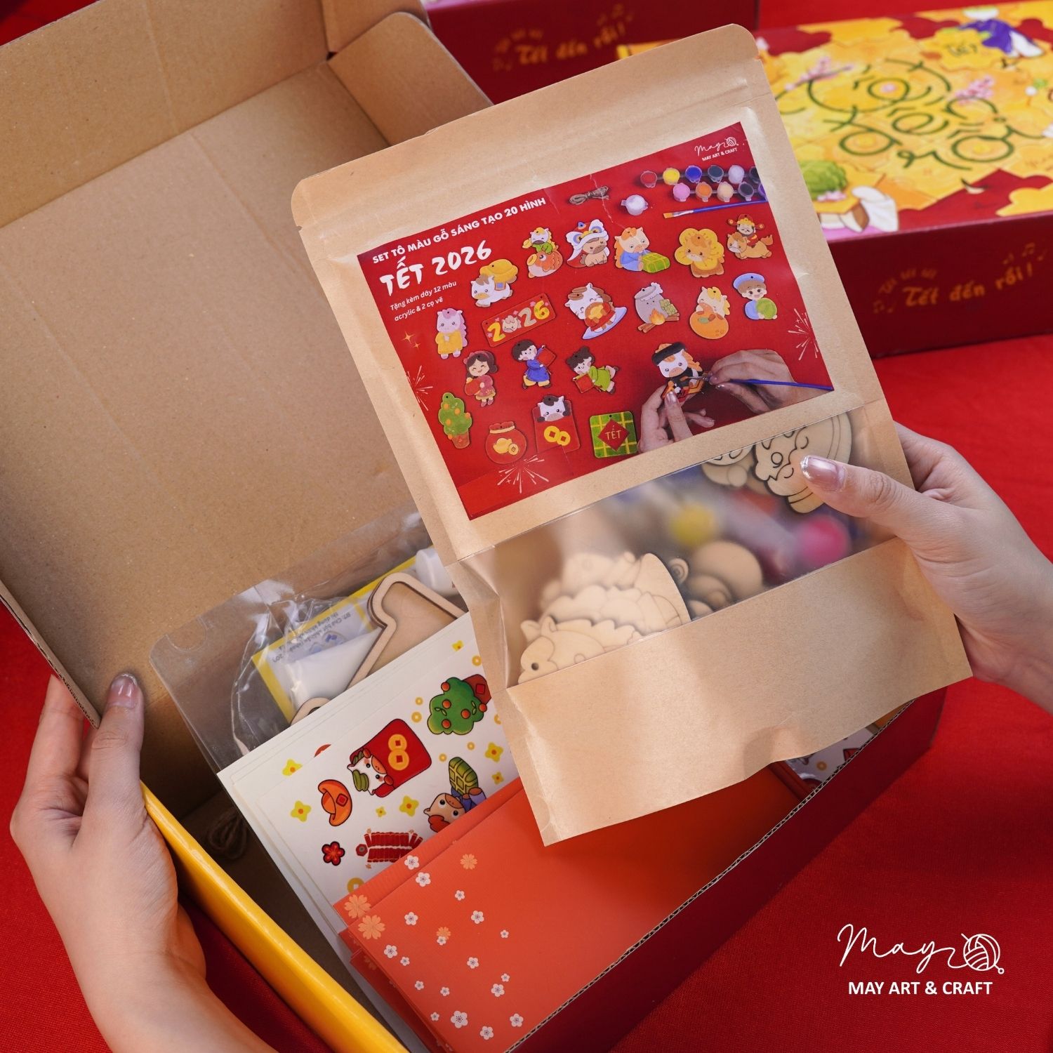 Set quà tết đồ chơi thủ công DIY cho bé 2026