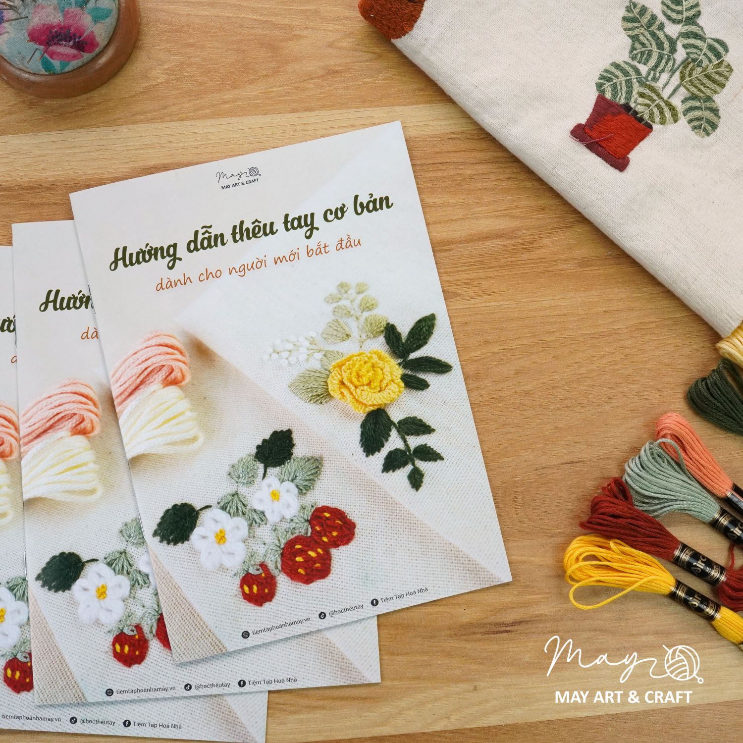 Quyển in mẫu thêu Embroidery Pattern