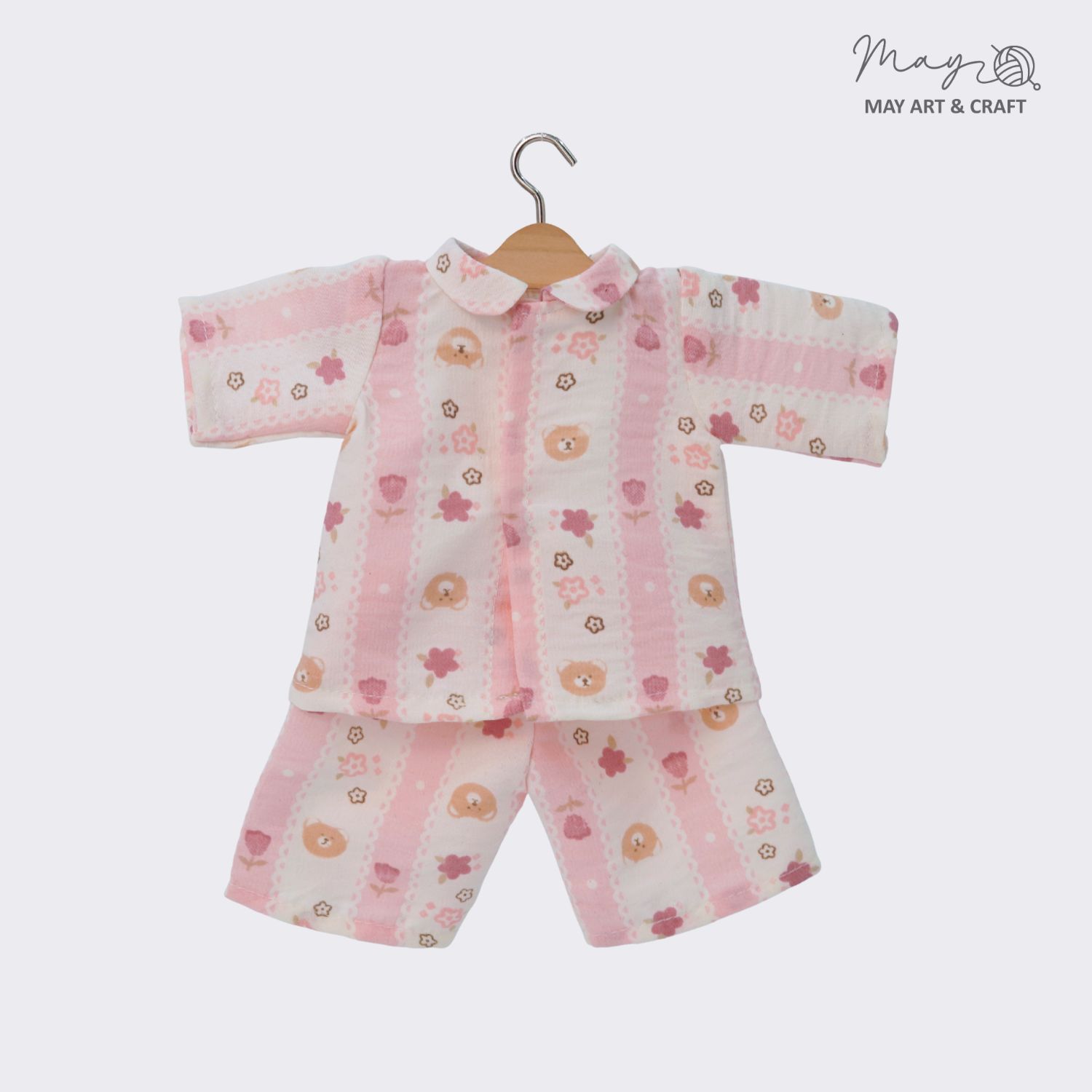 Bộ đồ ngủ Pyjama cho thú bông vải