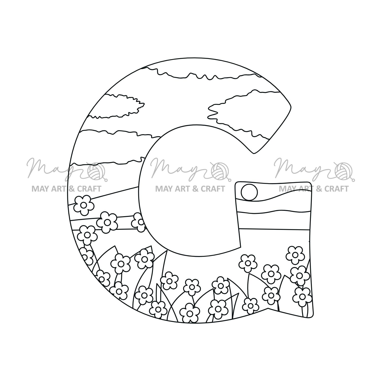 Mếch tan in sẵn chữ cái (lẻ 1 chữ)