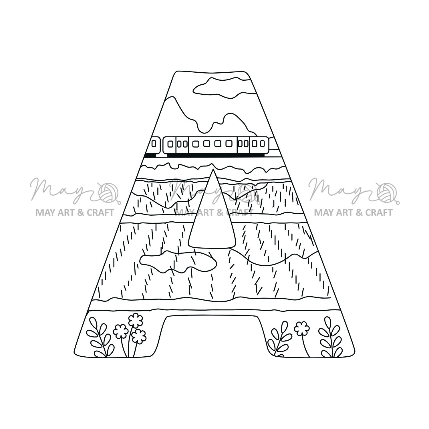 Mếch tan in sẵn chữ cái (lẻ 1 chữ)