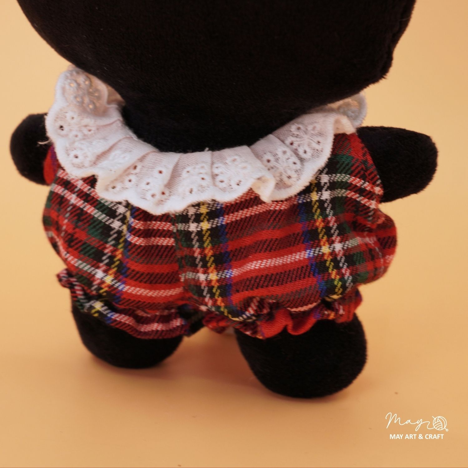 Combo mèo đen mini giáng sinh cao 16 cm